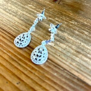 Nadri crystal earrings